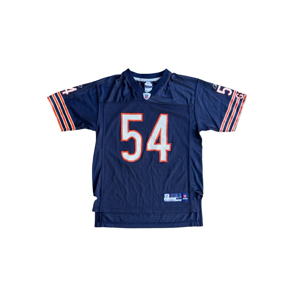 Reebok NFL Chicago Bears Brian Urlacher 54 Jersey Youth Large 14-16 Navy Blue